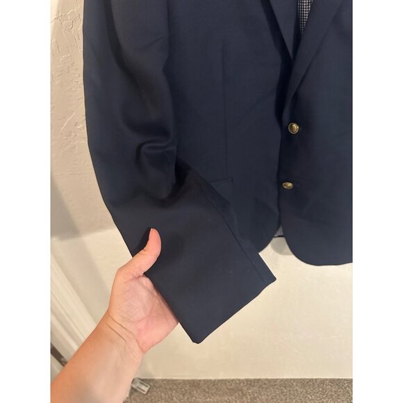 Stafford Men’s Tailored Cultured Wool Regular Fit Blazer - Picture 2 of 12